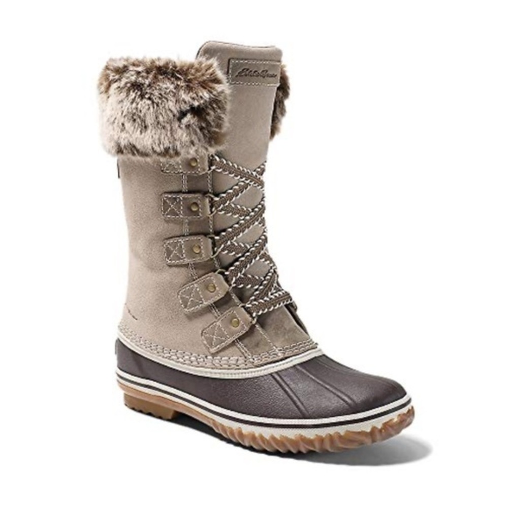 Women's Eddie Bauer Hunt Pac
Deluxe Winter Boot with Faux Fur size 11.